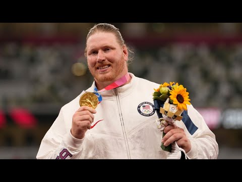 Ryan Crouser sets shot put Olympic record, US wins gold and silver