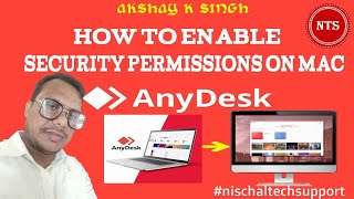 Security Permissions on mac | How to enable security permission on Mac | AnyDesk | Mac