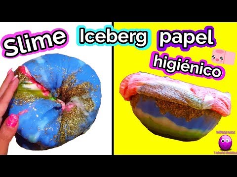 Slime de papel higienico más recetas slime papel higiénico Video