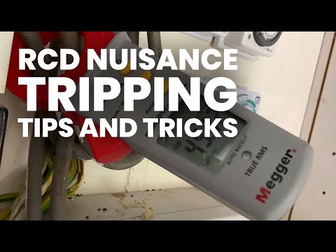 RCD Nuisance tripping tips and tricks tools and meters ￼