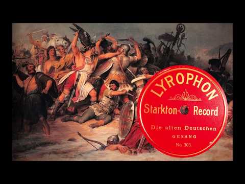 Die alten Deutschen,  Lyrophon Starkton-Aufnahme um 1903-04