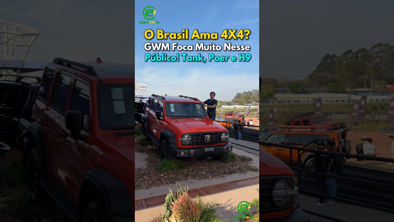 O Brasil Ama 4X4? GWM Foca Muito Nesse Público! Tank, Poer e H9⚡