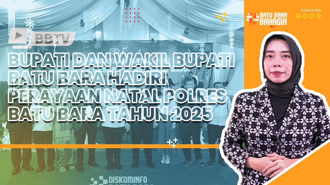 BUPATI DAN WAKIL BUPATI BATU BARA HADIRI PERAYAAN NATAL POLRES BATU BARA TAHUN 2025