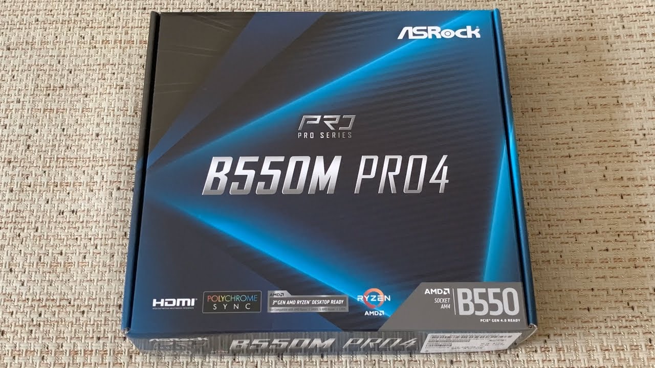 Материнская плата Asrock B550 PRO4
