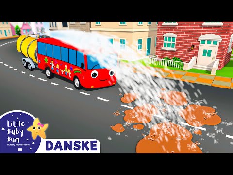 Busserne Gør Rent | Little Baby Bum Dansk - Børnesange og tegnefilm
