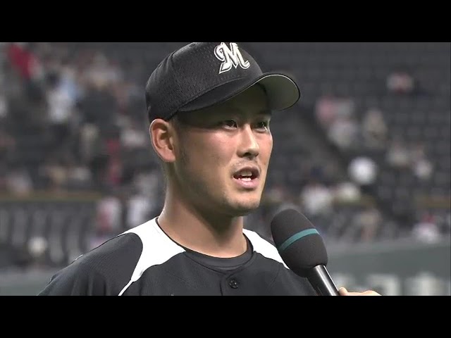 マリーンズ・大谷智久投手ヒーローインタビュー 8月11日 北海道 マリーンズ・大谷智久投手ヒーローインタビュー 8月11日 北海道
