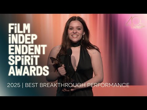 MAISY STELLA wins BEST BREAKTHROUGH PERFORMANCE at the 2025 Film Independent Spirit Awards