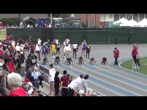 S Limp - VarG 100m at CIF SS D1 Finals 5-24-14