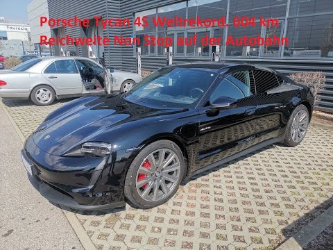 Taycan 4S Weltrekord! 604 km Reichweite Non Stop analog TBTP