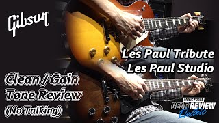 Video thumbnail for Gibson USA Les Paul Tribute VS Les Paul Studio Tone Review (No Talking) by Music Force Official