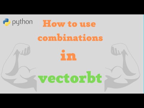 How to use  combinations in vectorbt