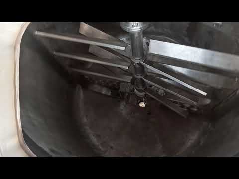 Stainless steel contra rotary mixer