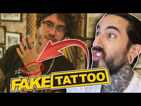 WISMICHU se HACE un TATUAJE FALSO y yo lo ANALIZO 😰