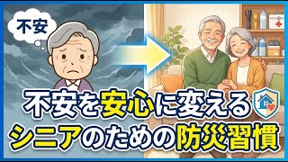 シニア必見！健康習慣が防災に繋がる～豊かな毎日を守る備え～