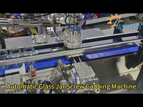 Single Head Glass Bottle Screw Capping Machine with Cap Feeder, Twist Off Capper Equipment