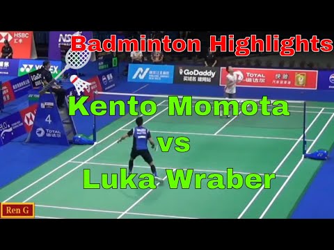 Badminton Highlights || Kento Momota vs Luka Wraber - Highlights