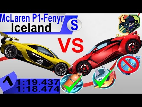 Asphalt 8 - The Saturday Heat Cup - Iceland - McLaren GTR VS Fenyr SuperSport - (Single Tank) Ita
