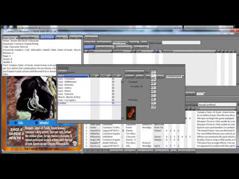 How to use the Card Pool feature for Rage on Lackey