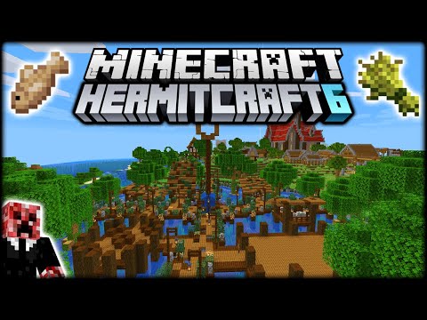 PLANNING & BUILDING MY MINECRAFT TOWN! | Hermitcraft 6 (Minecraft Survival Let's Play) | Episode 46