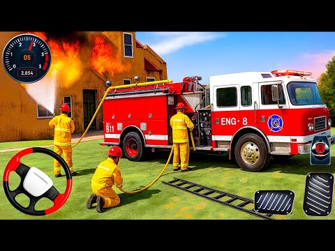 Fire Truck City Rescue Simulator 3D – 911 Emergency Firefighter Missions (Android Gameplay)