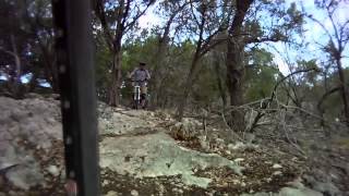 preview picture of video 'Mountain Biking Madrone Trail, Canyon Lake, Texas (09-08 2012)'