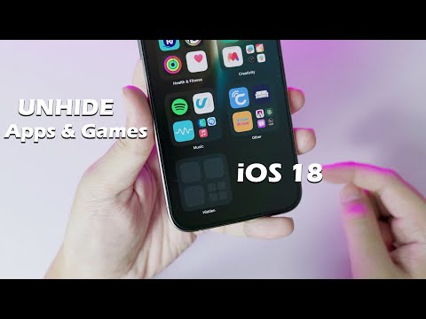 How to Unhide Apps & Games on iOS 18