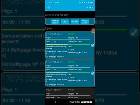 MobileTek CORE shared stop feature