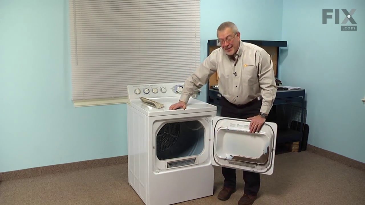 Replacing your Lint Filter - White Frame Replacing your Lint Filter - White Frame
