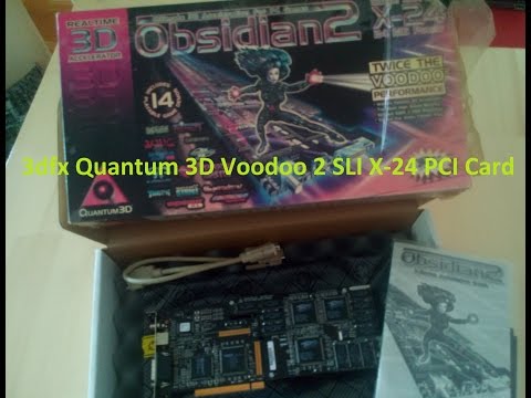 3dfx SLI on one PCI Card - Quantum 3d Obsidian 2 X-24  SLI PCI