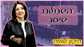 השתלת שיער בפאה | תיקון פאות