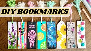 *8* Easy DIY Bookmark Ideas Using Recycled Cardboard 📗🎨 Upcycled Art Project