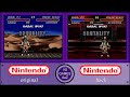 HACK Ultimate Mortal Kombat 3 Deluxe SNES VS SNES Side By Side Comparison