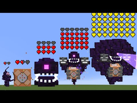 All of your All Minecraft Bosses and Wither Storm questions in 1 hour - BIG compilation