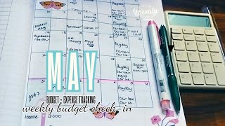 weekly budget check-in (possible $1400 refund 🙏🏾) May 10-16