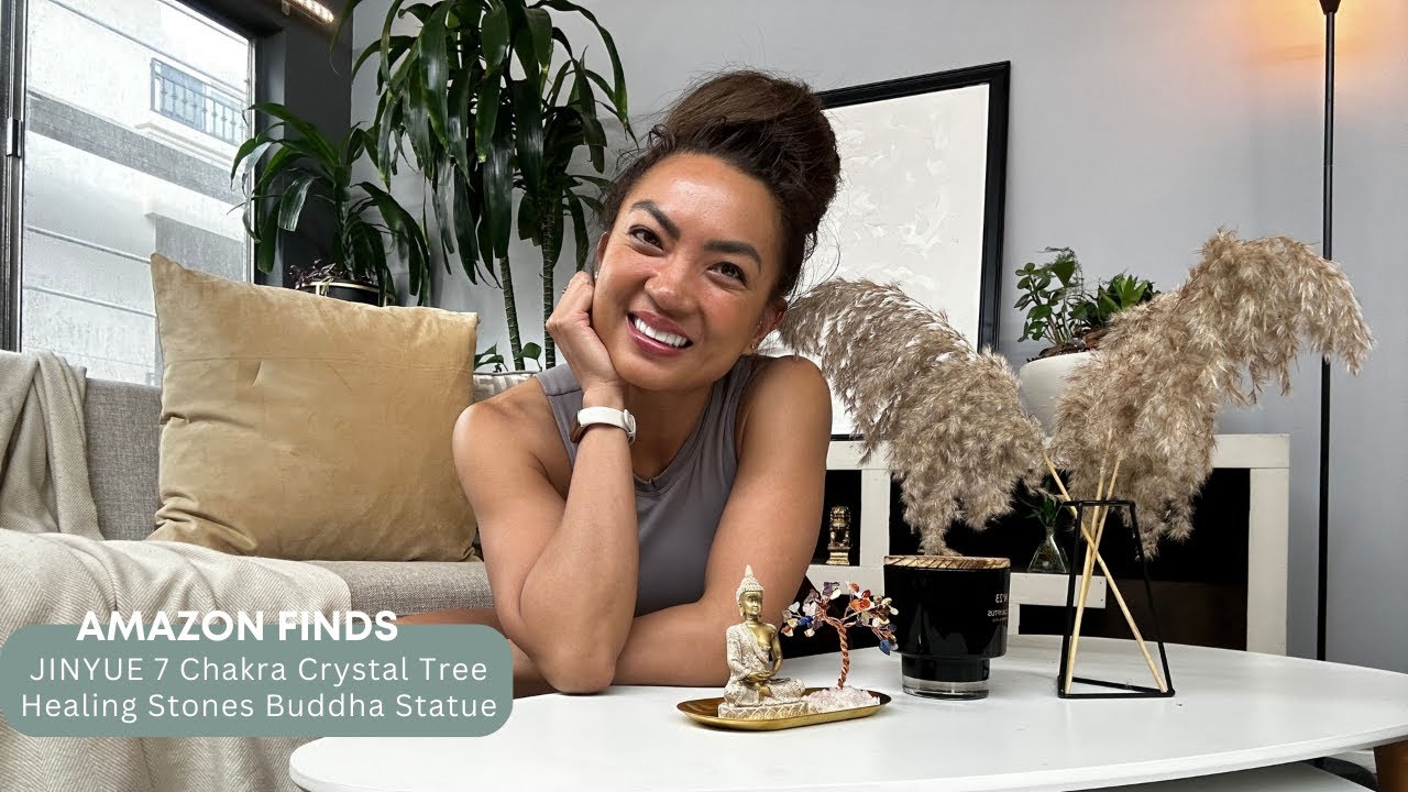 Amazon Home Decor Finds: JINYUE 7 Chakra Crystal Tree Healing Stones Buddha Statue