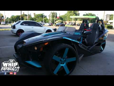 Polaris Slingshot on 24" Dub Baller Wheels