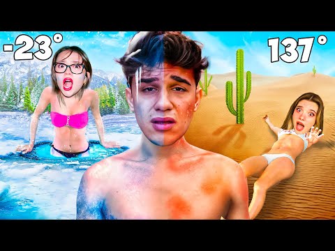 ÇÖL VS KAR SON ÇIKAN KAZANIR !? I Ali Biçim I Ahmet Can Dündar I Feride I Sıla I Mert 24 SAAT !