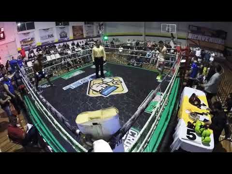Edwing Davila VS Saul Baños round 1