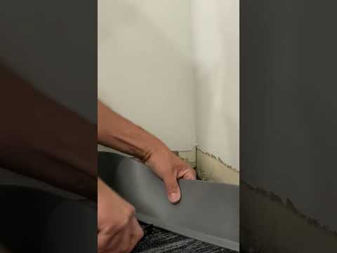 How To Install Rubber Base/ Vinyl Base Inside Corners