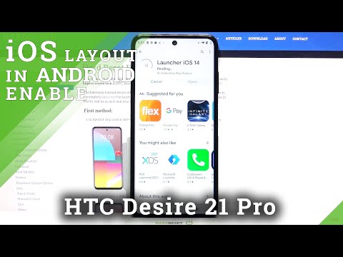 iOS Launcher - HTC Desire 21 Pro & Apple Layout