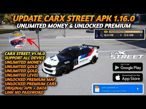 CarX Street Mod APK - CARX STREET v1.16.0 MOD APK DOWNLOAD Unlimited Money | Android & IOS 🔥