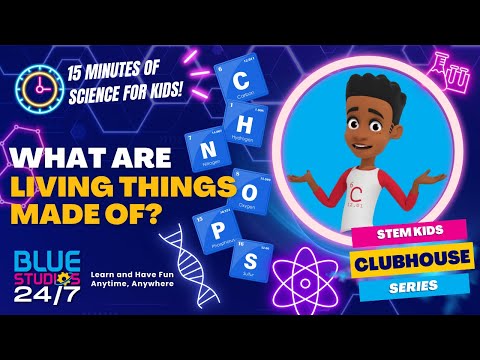 What Are Living Things Made Of? Learn with EJ in the STEM Kids Clubhouse!