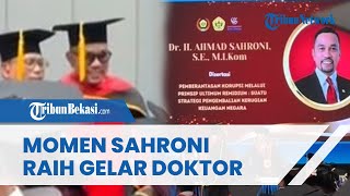 Raih Gelar Doktor, Ahmad Sahroni Bisa Tersenyum Lagi seusai Rumah Dijarah