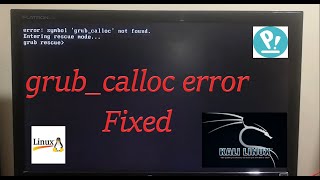 How to fix error: symbol &quot;grub_calloc&quot; not found (grub rescue)