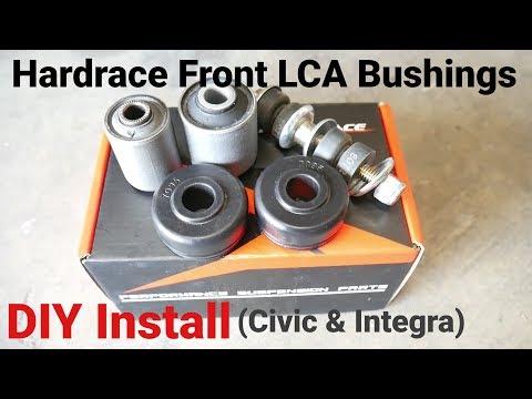 How to Install Front Lower Control Arm Bushing - 88-91 Civic/CRX Hardrace