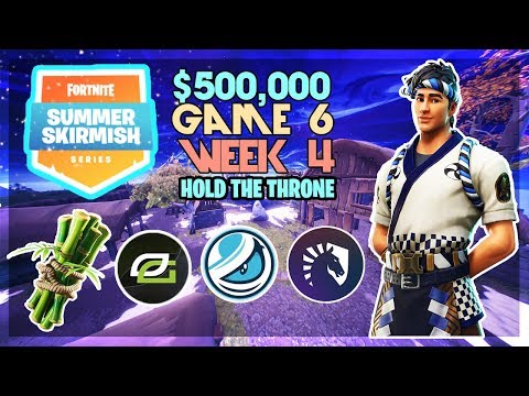 $500,000 🥊Hold The Throne Summer Skirmish🥊 Week 4 Game 6 (Fortnite)