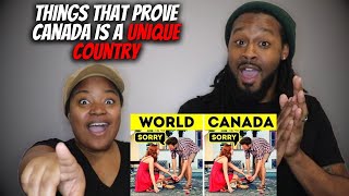 🇨🇦 American Couple Reacts "50 Things That Prove Canada Is a Unique Country"
