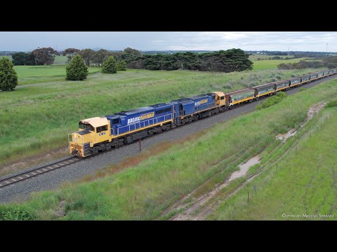 7735V Pacific National Grain Train With XR557 & XR559 (30/10/2022) - PoathTV Australian Railways
