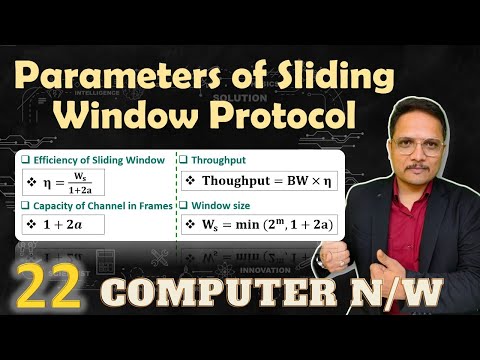 Parameters of Sliding Window Protocol in Computer Network