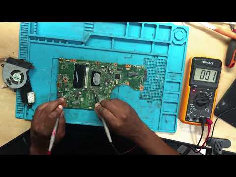 Asus not turning because the CPU (pch side is dead)